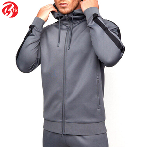 Derniers modèles de vêtements de sport en coton ajusté Slim Fit en tissu polaire de coton léger uni survêtements de jogging pour hommes - Product Image 5