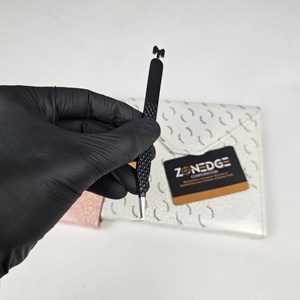 Pinces à cils en acier inoxydable de qualité supérieure, volume des cils, 90 degrés, nouvelle conception, pinces à extensions de cils, prise parfaite pour les cils - Product Image 2