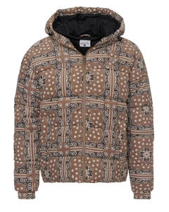 Veste matelassée personnalisée de sororité grecque avec imprimé bandana, capuche matelassée, manteau d'hiver pour étudiants et streetwear tendance - Product Image 3