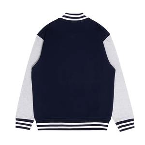 Blouson universitaire en laine d'hiver haut de gamme avec broderie de logo personnalisée, chauffant et respirant, position avant - Product Image 2