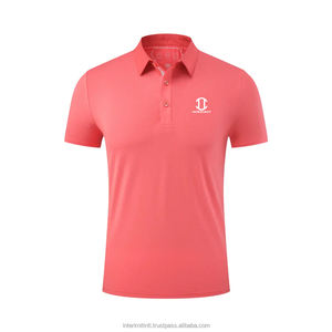 Camiseta para Hombre, 100% Algodón, Tejido de Punto, Bordado con Estampado Frontal, Transpirable, Manga Corta, Informal, Deportiva, de Golf, Alta Calidad, Elástica - Product Image 6