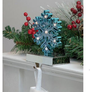 Trendy Home Christmas Decorative Santa Wall Hooks Metal <b>Stocking</b> <b>Holder</b> Ornament Supply - Product Image 2