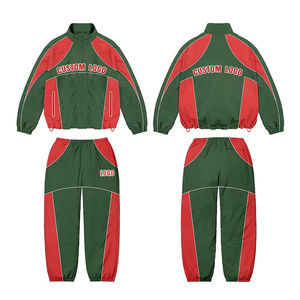 Ropa informal con estampado de algodón 100% personalizado, chándal cortavientos impermeable para exteriores, ropa de entrenamiento transpirable de talla grande para correr en invierno - Product Image 3