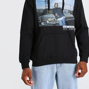 Poids lourd 100% coton sweats à capuche vierges hommes broderie personnalisée Logo hommes 400 Gsm épais unisexe français éponge sweats à capuche surdimensionnés - Product Image 5