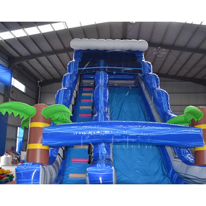 Custom Commercial Grade PVC Inflatable Water Slide Pool Combo Bouncy Jumping House Giant Outdoor Blow Up Splash Slide Playground - Product Image 3