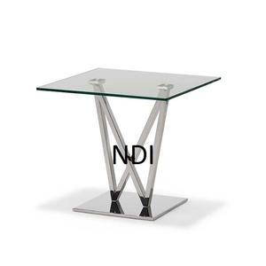 Pour les accessoires de décoration de mariage d'hôtel Table basse de forme hexagonale Table d'appoint de canapé en métal en aluminium personnalisée écologique - Product Image 4