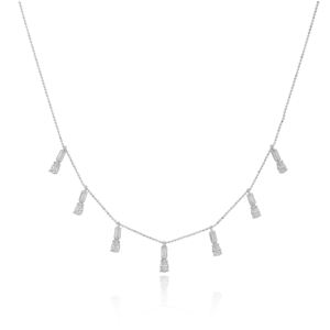 Teardrop Shaker Forme Baguette Pierre Conception Pendentif Collier Turc En Gros Fabriqué À La Main 925 Bijoux En Argent Sterling - Product Image 1