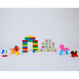 GIRNAR Educational Kit Modern ABS Plastic Construction Toy for Age 2-4 Years Model <b>Building</b> <b>Blocks</b> - Product Image 2