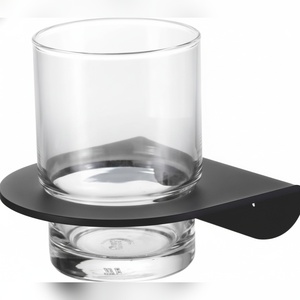 Ensembles de robinetterie de salle de bain commerciale, porte-gobelets en verre mural pour les commodités hôtelières, remplacement de porte-savon - Product Image 1