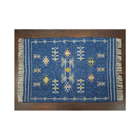 Luxury Handwoven Wool Kilim Carpet Modern Geometric Pattern Authentic Cultural Elevate Your Home Decor Elegance Supplier Unveils