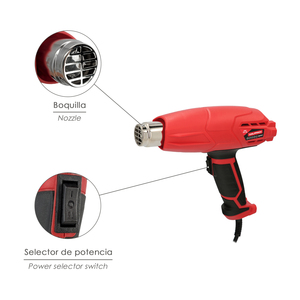 2000 Watt Hot Air Gun. 2 Power Settings with Accessories - Product Image 3