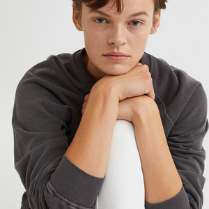 Sudadera de Invierno Unisex de Algodón para Mujer, Personalizada al por Mayor con Logotipo Impreso, Lisa, de Manga Larga y Cuello Redondo - Product Image 2