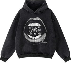 Sudadera con Capucha Negra para Mujer 2025/2026, Transpirable, de Secado Rápido, Informal, de Invierno, con Logotipo Frontal, Tinte Liso, Personalizable para Uso Diario - Product Image 1