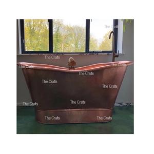 Baignoire en cuivre de qualité exclusive de taille et de forme personnalisées Baignoire en cuivre pour l'hôtel et la maison - Product Image 1