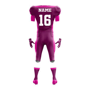 Personalizado uniforme de fútbol americano 2025 último estilo de impresión por sublimación conjunto de ropa de equipo de control de humedad de tela OEM ODM - Product Image 3