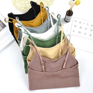 Gran oferta, transpirable, de alta calidad, ecológico, soporte medio, Spandex/poliéster, Sujetador deportivo sin costuras para mujer, Fitness, Yoga - Product Image 1