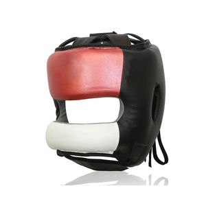 Protector de Cabeza de Boxeo Juvenil de Cuero, Duradero, Transpirable y Cómodo con Protección para las Mejillas, para Sparring de Boxeo, OEM - Product Image 2