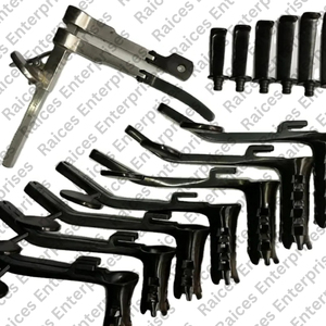 Retractor de Discectomía Lumbar Caspar Micro, Set Ortopédico con Recubrimiento Negro, Instrumentos de Cirugía Espinal Aprobados por CE, Quirúrgicos Anteriores - Product Image 4