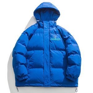 Chaqueta de plumón Plegable ligera Abrigo hinchado transpirable Chaqueta acolchada azul masculina de alta calidad resistente al agua - Product Image 1