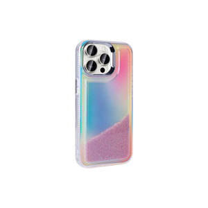 Étui de protection de luxe pour iPhone 15 Pro Max avec design de perles colorées, coque transparente en silicone, matériau PC antichoc - Product Image 3