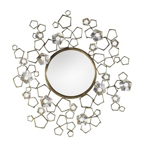 Wall <b>Mirror</b> Home Decor Design Indoor Leave Design Classic And Modern Decor <b>Mirror</b> Multiple Finishing Designs - Product Image 1