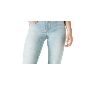 Jeans Skinny Strappati a Vita Media Lucky Brand da Donna, Blu, in Denim Elasticizzato, Taglia 27x27, Stile High Street, Lavabili e Traspiranti - Product Image 3