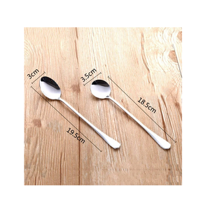 304 acier inoxydable Mini cuillères à assaisonnement petite cuillère à épices ronde fournitures de cuisine 2 pièces - Product Image 4