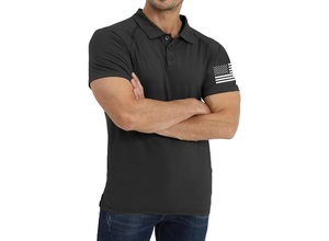 Ropa de Golf Personalizada de Alta Calidad, Material Deportivo de Secado Rápido, Corte Ajustado, Camiseta Polo Deportiva Estampada para Hombre - Product Image 4