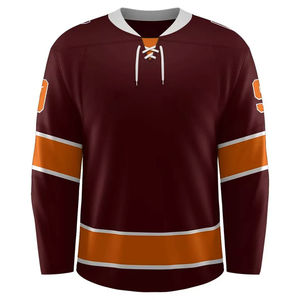 Maillot de hockey sur glace personnalisé moderne pour les équipes de jeunes, design graphique sublimé, maillot de hockey sur glace en gros - Product Image 1