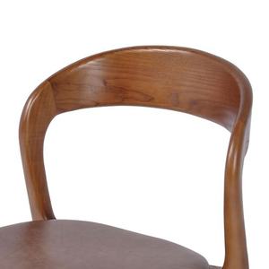 Nordique Simple hôtel Restaurant chaise de salle à manger en <span class=keywords><strong>bois</strong></span> massif chaise en <span class=keywords><strong>bois</strong></span> de frêne dos chaise de couleur noyer - Product Image 5