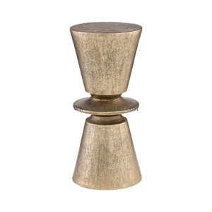 โต๊ะข้างโซฟาโรงแรมโต๊ะข้างโซฟาชุบทองโต๊ะข้างกาแฟทองเหลืองโบราณโต๊ะข้างบ้านและห้องรับประทานอาหารสุดหรูตกแต่งโต๊ะ - Product Image 4