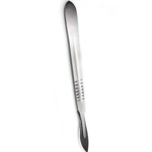 High Quality Customizable No. 4 Stainless Steel <b>Scalpel</b> Handle Manual Power Compatible #20-#25 <b>Blades</b> Surgical Instruments - Product Image 3