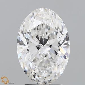 IGI Oval Cut 3,25 CT Lab Grown Diamond Loose para anillo F Color VS1 Clarity Lab Diamond Eco Friendly Diamond Loose para ella - Product Image 1