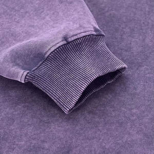 เสื้อฮู้ดผ้าฝ้าย100% สำหรับผู้ชาย, เสื้อมีฮู้ดสีล้วนระบายอากาศได้ดีสวมใส่สบายเนื้อผ้าเรียบง่าย - Product Image 6