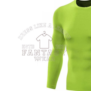 เสื้อรัดรูปพิมพ์ลาย2026ระดับพรีเมี่ยมสำหรับผู้ชายเสื้อฝึกแบบซับลิเมชันผ่านการรับรอง CE ISO - Product Image 3