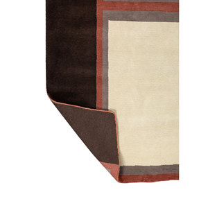 Alfombra de Lana Aiwl-3065 con Patrón Geométrico Clásico, Grande, 9x12, Anudada a Mano, Roja y Naranja, para el Hogar, Rectangular, para Pasillo - Product Image 5