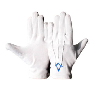 Guantes de algodón blanco masónico 2025 - Product Image 2