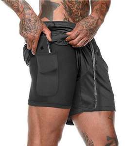 Pantalones Cortos Deportivos de Doble Capa para Hombre, de Alta Calidad, para Verano, Informales, de Secado Rápido, Envío DDP - Product Image 2