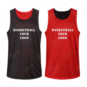 Camisetas de Baloncesto Personalizadas OEM ODM para Hombre, Uniformes de Equipo Reversibles, 100% Poliéster, Malla Transpirable de Secado Rápido, Impresión Digital. - Product Image 4
