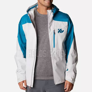 แจ็กเก็ตกันฝนสำหรับผู้ชายมาใหม่มีฮู้ดปรับแต่งขนาดได้ - Product Image 2