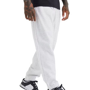 Pantalón de chándal con dobladillo de doble capa con estampado gráfico de estilo urbano, pantalones ligeros de algodón suave y cómodos transpirables para hombre - Product Image 1