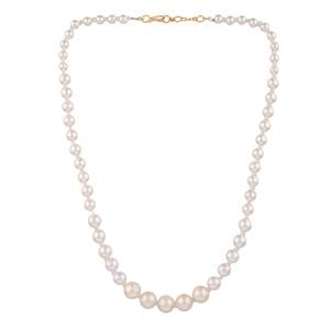 Joyería de boda india étnica fabrica al por mayor collar de cadena de cuentas de perlas de imitación, blanco - Product Image 1