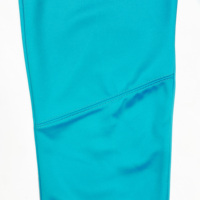 Celana Baseball Pria Warna Turquoise Pinggang Tinggi Kancing Depan Cepat Kering Sporty Fit Ringan Bahan Poliester Logo di Kaki Kanan Pakaian Musim Panas