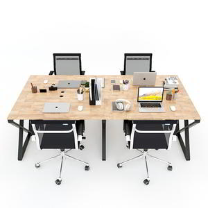 Mesa Minimalista XConcept HBXC008 de 120x240cm para 4 Personas, Sistema de Ensamblaje de Madera de Caucho - Product Image 2