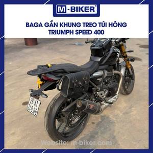 For Speed 400 Stainless Steel Rear <b>Rack</b> Side Frame for Hanging Side Bags-<b>Saddle</b> Bag Type Cyberpunk Design Retrofit/Upgrade - Product Image 5