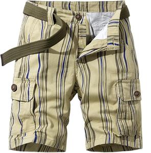 Nouveautés Short cargo de haute qualité pour hommes Short cargo de couleur unie pour hommes Multi Pocket Casual Gym Workout Street Wear Short cargo - Product Image 3