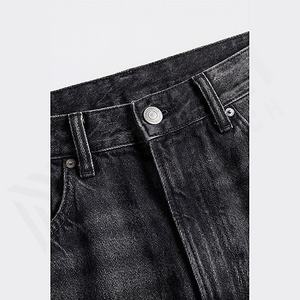 Pantalons évasés pour hommes de qualité supérieure, élégants, respirants, en denim, couleur personnalisée, jeans lavés, vente en gros, design de couleur personnalisé - Product Image 4