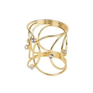 Servilleteros de alambre de metal de diseño premium con color personalizado a precios mayoristas hoteles con tamaños 4,1X3,2 cm - Product Image 1