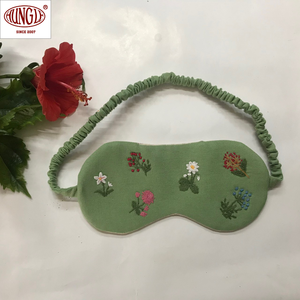 Cotton Embroidered Sleeping <b>Eye</b> <b>Mask</b> for Hair Accessories - Product Image 2