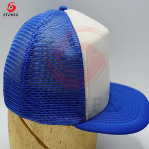 Custom Cotton Material <b>Summer</b> With Sports Plain Logo Embroidery Adjustable Trucker <b>Hat</b> For Unisex - Product Image 6